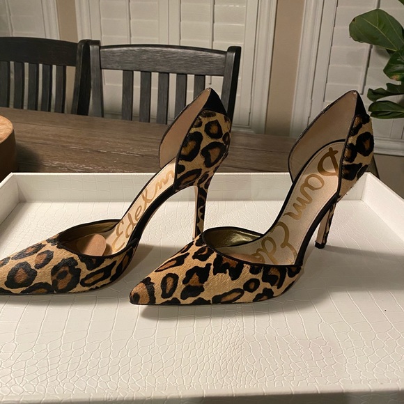 Sam Edelman Leopard Print Heel🌼 - Picture 3 of 4